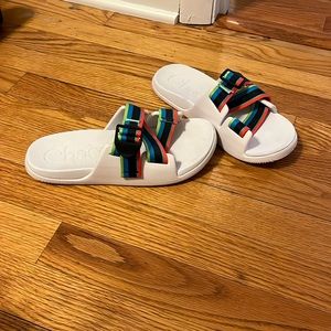 Neon band slides